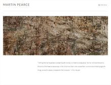 Tablet Screenshot of martinpearce.com